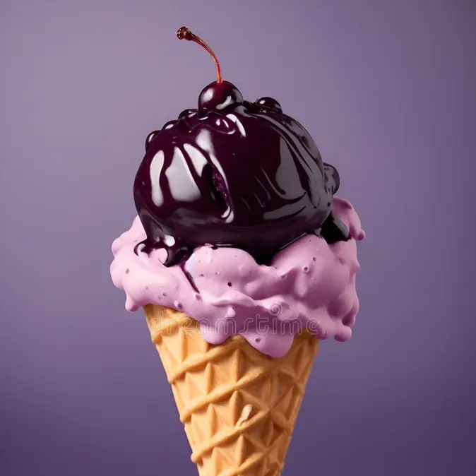 Black Currant Ice Cream