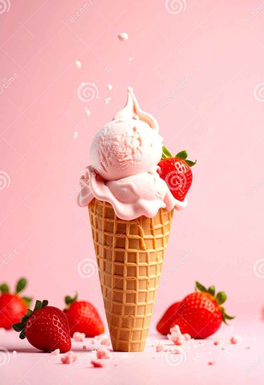Strawberry Ice Cream
